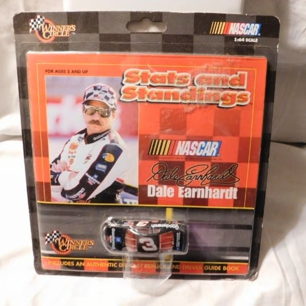 NASCAR Dale Earnhardt Winners Circle Stats & Standings Die Cast Car & Book 1999